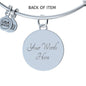 Health Angel: Round Charm Bracelet, Gold or Silver Plated - In luxury packaging - Free standard shipping