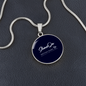 Golden Daisies : Round Charm, Gold or Silver Plated, with strong chain necklace - In luxury packaging - Free standard shipping