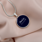 Golden Daisies : Round Charm, Gold or Silver Plated, with strong chain necklace - In luxury packaging - Free standard shipping