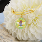 Health Angel: Round Charm Bracelet, Gold or Silver Plated - In luxury packaging - Free standard shipping