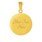 Health Angel: Round Charm Bracelet, Gold or Silver Plated - In luxury packaging - Free standard shipping