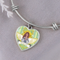 Health Angel : Heart charm Bracelet, Gold or Silver Plated - In luxury packaging - Free standard shipping