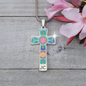 cross-1main Magic Stardust : Jewelry Cross Gold or Silver Plated Cross with chain necklace- In luxury packaging - Free standard shipping