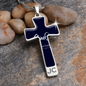 Golden Daisies : Jewelry Cross Gold or Silver Plated Cross with chain necklace- In luxury packaging - Free standard shipping