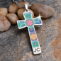 cross-1main Magic Stardust : Jewelry Cross Gold or Silver Plated Cross with chain necklace- In luxury packaging - Free standard shipping