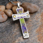 Prosperity Angel : Jewelry Cross Gold or Silver Plated Cross with chain necklace- In luxury packaging - Free standard shipping