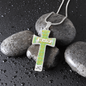 Health Angel : Jewelry Cross Gold or Silver Plated Cross with chain necklace- In luxury packaging - Free standard shipping