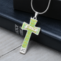 Health Angel : Jewelry Cross Gold or Silver Plated Cross with chain necklace- In luxury packaging - Free standard shipping
