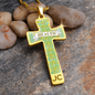 Health Angel : Jewelry Cross Gold or Silver Plated Cross with chain necklace- In luxury packaging - Free standard shipping