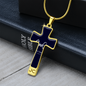 Golden Daisies : Jewelry Cross Gold or Silver Plated Cross with chain necklace- In luxury packaging - Free standard shipping