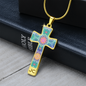 cross-1main Magic Stardust : Jewelry Cross Gold or Silver Plated Cross with chain necklace- In luxury packaging - Free standard shipping