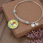 Health Angel: Round Charm Bracelet, Gold or Silver Plated - In luxury packaging - Free standard shipping