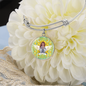 Health Angel: Round Charm Bracelet, Gold or Silver Plated - In luxury packaging - Free standard shipping