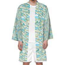 Load image into Gallery viewer, Angelic Feathers : Unisex Haori Kimono - idoors and outdoors fashionable jacket – Small up to 8XL - Free standard shipping
