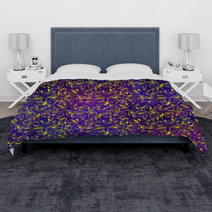 Nightfall Celebration : Single Bed light quilts 50" x 79" – 150cm x 200cm -  Free standard shipping