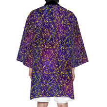 Load image into Gallery viewer, Nightfall Celebration : Unisex Haori Kimono - indoors and outdoors fashionable jacket – Small up to 8XL - Free standard shipping
