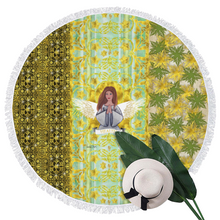 Load image into Gallery viewer, Health Angel : Round picnic or beach  Mat - 150cm x 150cm - 59&#39;&#39; x 59&#39;&#39; -  Free standard shipping
