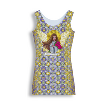 Load image into Gallery viewer, Prosperity Angel : Tank Mini stretchy Dress - Polyester - Free standard shipping
