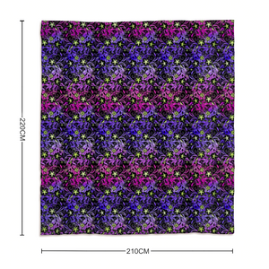 Glowing Flowers : Double Bed light quilts 83" x 87" – 220cm x 210cm -  Free standard shipping