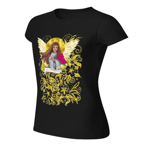 Vassia Sarri Creations, original Art: Prosperity Angel. Bring positive vibes and reprogram your subconscious with this fit t-shirt