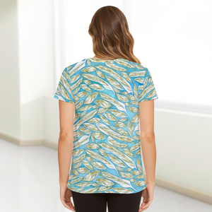 Angelic Feathers : All over print Classic T-Shirt - Small to 4XL - Free standard shipping