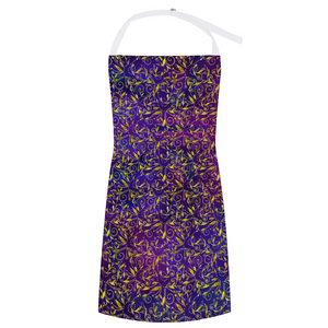 Nightfall Celebration : Adult apron -  27.5" x 31.5" - Free standard shipping