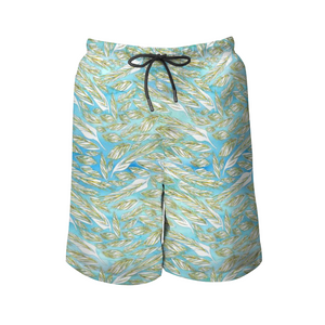 Angelic Feathers : Men's Quick Dry Swim Beach Shorts – Elastic waist – Polyester – Free standard shipping    Cost: 25