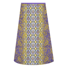 Load image into Gallery viewer, Prosperity Angel : A-line Midi Skirt - Polyester stretch fabric - Free standard shipping
