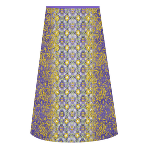 Prosperity Angel : A-line Midi Skirt - Polyester stretch fabric - Free standard shipping