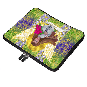Prosperity Angel : Briefcase sleeve - multi sizes - available for 10" / 12" / 13" / 15" / 17" laptops or tablets  -  Free standard shipping