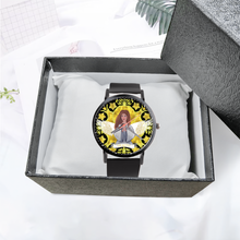 Load image into Gallery viewer, Health Angel : Black Plastic Quartz Watch in premium gift box - 1.6 × 1.6&quot; - Free standard shipping
