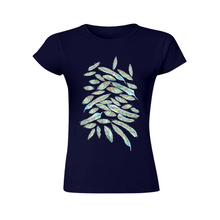 Load image into Gallery viewer, Angelic Feathers : Fit T-Shirt for women (Fit shape) - Multi  Colors - 100% Cotton -  Free standard shipping
