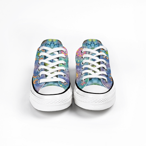 Magic Stardust : All Star style Unisex Low top Canvas Shoes - Free standard shipping