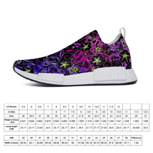 Load image into Gallery viewer, Glowing Flowers : Slip on Leisure Shoes -  no cords - Free standard shipping
