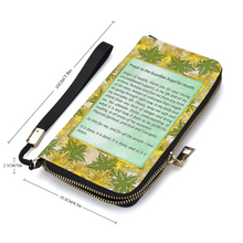 Load image into Gallery viewer, Health Angel - with prayer : Money purse - 7.9&#39;&#39; x 4.1&#39;&#39; x 1&#39;&#39;- Credit Card Holders - Zipper Wristlet - Free standard shipping
