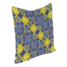 Load image into Gallery viewer, Magic Lotus : Square Canvas pillow case - Double side printing - 2 sizes - Free standard shipping
