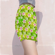 Load image into Gallery viewer, Golden Daisies : Women All Over Print Elasticated short Waist Pencil Skirt -  Up to 2XL - Free standard shipping
