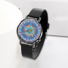 Load image into Gallery viewer, Magic stardust pattern purple : Black Plastic Quartz Watch in premium gift box - 1.6 × 1.6&quot; - Free standard shipping
