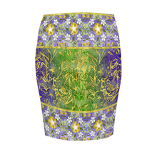 Load image into Gallery viewer, Prosperity Angel : Women All Over Print Elasticated short Waist Pencil Skirt -  Up to 2XL - Free standard shipping
