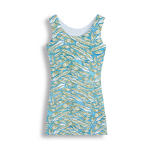 Load image into Gallery viewer, Angelic Feathers  : Tank Mini stretchy Dress - Polyester - Free standard shipping
