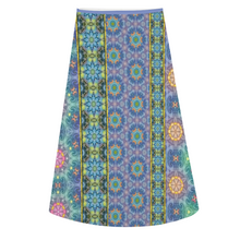 Load image into Gallery viewer, Magic Stardust : A-line Midi Skirt - Polyester stretch fabric - Free standard shipping
