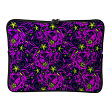 Load image into Gallery viewer, Glowing Flowers Lolitta Punk Pattern : Briefcase sleeve - multi sizes - available for 10&quot; / 12&quot; / 13&quot; / 15&quot; / 17&quot; laptops or tablets  -  Free standard shipping
