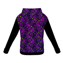 Load image into Gallery viewer, Glowing Flowers : Sweater hoodie with pocket allover print  - Small Up to 7XL - Free standard shipping
