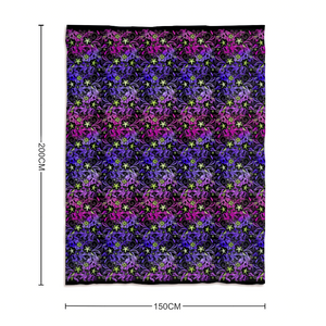 Glowing Flowers : Single Bed light quilts 50" x 79" – 150cm x 200cm -  Free standard shipping