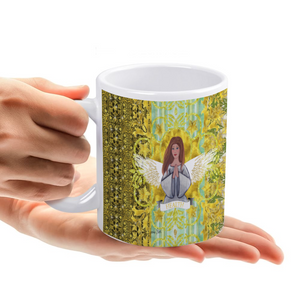 Health Angel : Classic mug - 11oz: 3.8” h x 3.2” diameter -  Free standard shipping