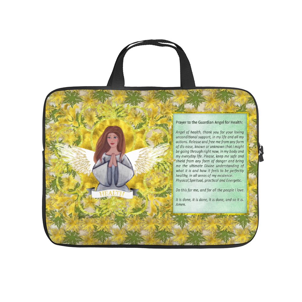 Health Angel - with prayer : Briefcase for laptop with handles - 17’’  -  Free standard shipping