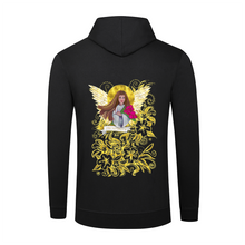 Load image into Gallery viewer, Original Art - Vassia Sarri Creations, Properity Angel for your sweater pullover with pocket, to bring positive vibes in your life and reprogram your subconscious, so you become open towards prosperity opportunities
