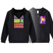 Load image into Gallery viewer, Golden Daisies : Unisex Zippered Hoodie Cotton (50%)- Black or White -  Gildan 88600 - XS to 2XL
