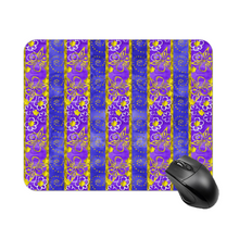 Load image into Gallery viewer, Golden Daisies purple pattern : Square Mouse Pad , Non-Slip Base for Computer 7.9&quot;X9.8&quot; - 25cm x 20cm -  Free standard shipping
