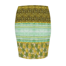 Load image into Gallery viewer, Health Angel : Women All Over Print Elasticated short Waist Pencil Skirt -  Up to 2XL - Free standard shipping
